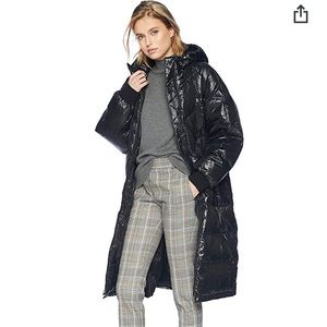 7 for Mankind Long Puffer Coat with Hood